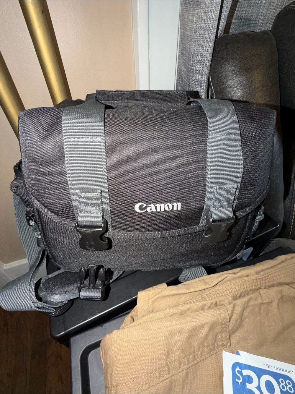 Canon Black DSLR with 18-55mm Zoom Lens